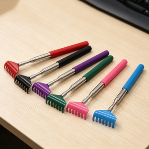 Extendable Back Scratcher Metal Alloy Seven Tooth Itchy Relief Self Help Tool Random Color - Product Image 4