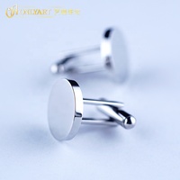 Boutons de manchette personnalisés ronds gravés avec logo sur mesure pour chemise à poignets français pour hommes, accessoire en acier inoxydable pour mariage