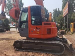 Hitachi ZX75US Hydraulic Excavator Original Factory Paint Short Tail <b>Small</b> Construction Machinery - Product Image 1