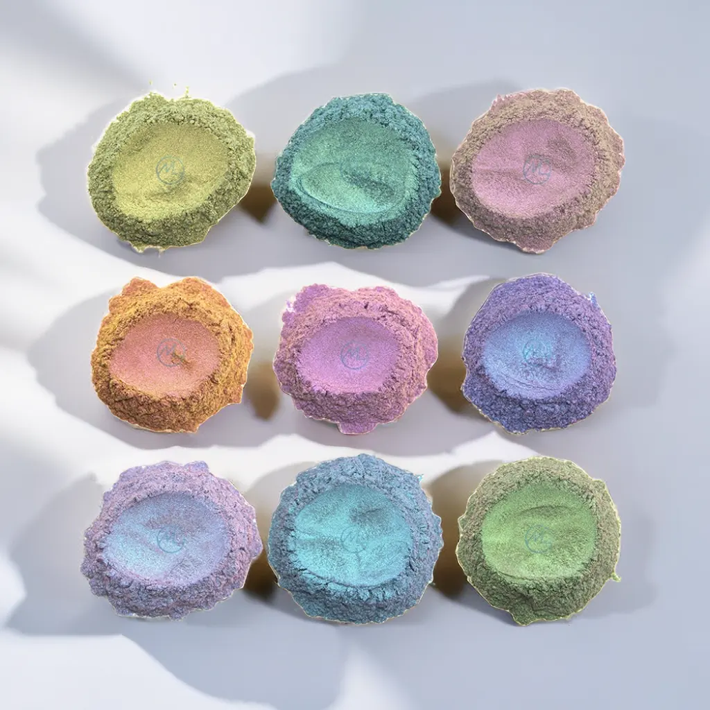 Super caméléon poudre résine époxy colorant scintillant pigment optique de perle de mica pour la fabrication de savon fabrication de bougies bombe de bain Slime Nail Art
