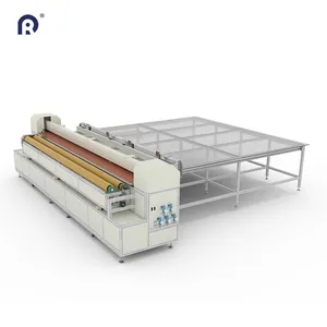 Üretici ultrasonik çift bıçak stor perde kumaş kesme makinesi zebra gölge kesme makinası