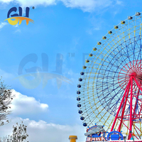Wartungsarme 108m Riesenrad Outdoor Elektrische Jahrmarktattraktion Vergnügungsanlage zum Verkauf