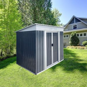 Садовый сарай 9*4 фута (элегантный, идеально подходит для виллы, сада и декора на открытом воздухе), сарай для хранения садовых инструментов, сарай для инструментов, уличный сарай - Product Image 6