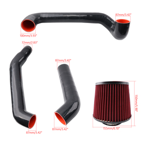 Sistema de Admisión de Aire Frío de Alto Rendimiento para BMW S58 G80 M3 G82 M4 G87 M2 2020+ AIM090-BK-RD - Product Image 6