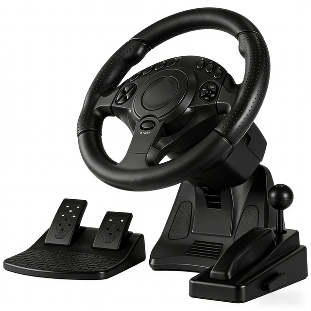 Racing Wheel Joystick PC PS/PC Xboxone Xbox360 Switch Phone Game Control Guitar Type Wheel Steering Feature