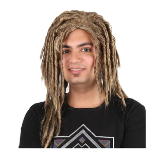 Longue perruque synthétique Dreadlock marron pour hommes femmes fête Cosplay Costume délié naturel pleine tête utilisation quotidienne - Product Image 1