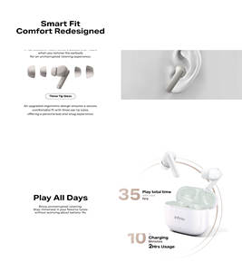 Audífonos Inalámbricos Infinix XBUDS N4 Pro, Pantalla Digital, Control Táctil, Refuerzo de Bajos, LED 5.3, Cancelación de Ruido ENC - Product Image 5