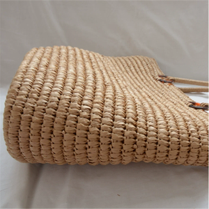 Bolso Tote Grande <span class=keywords><strong>de</strong></span> Paja <span class=keywords><strong>para</strong></span> Mujer, Hecho a Mano, Tejido, Bolso <span class=keywords><strong>de</strong></span> Hombro, Bolso <span class=keywords><strong>de</strong></span> Playa <span class=keywords><strong>de</strong></span> Verano, Bolsos <span class=keywords><strong>de</strong></span> <span class=keywords><strong>Ganchillo</strong></span> - Product Image 3