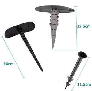 Grapas para paisaje, pasadores de tierra, acero resistente al óxido, barrera segura contra malas hierbas, tapetes de erosión de tela, precio al por mayor - Product Image 1