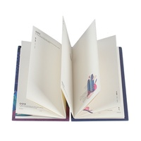 Akkordeon-Stil Faltbares Notizbuch Inspiriertes Individuelles Metallstempel-Buch Personalisiertes Notizbuch