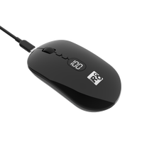Grosir Mouse komputer portabel 2.4G & BT nirkabel untuk Laptop dengan tingkat baterai terlihat