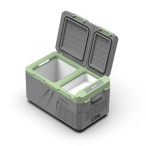 Congélateur portable <span class=keywords><strong>Alpicool</strong></span> QXL en aluminium, double usage AC/DC, réfrigérateur à compresseur, réfrigérateur de voiture à double zone pour l'extérieur - Product Image 4