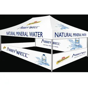 Custom Big Outdoor Commercial Trade Show Folding Big Tent popup gazebo 20 x 10FT 3x6M Canopy Yacht Tent