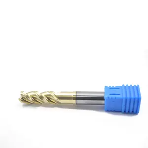2024 single flute end mills tisin coating durable and sharp hard metal CNC end mills
