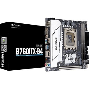 ONDAB760/H610SD4-ITX-W ใหม่คอมพิวเตอร์เดสก์ท็อปมินิเมนบอร์ด LGA1700 ซ็อกเก็ตสำหรับ 12/13/14 รุ่นซีพียูมินิ-ITX ฟอร์มแฟคเตอร์ ID - Product Image 1