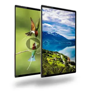 Remote network control high definition display wall mounted digital signage products