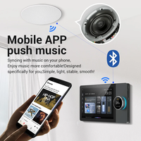 XZJ Musik-Hintergrundbeleuchtung 4 6 7 8 10 Zoll LCD-Bildschirm Wandschalter Elektrisch Drehbares Design BT Zigbee Tuya Smart Home Bedienfeld