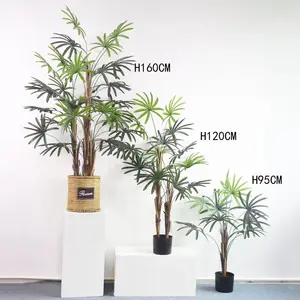 Planta verde moderna para decoración del hogar, árbol de bonsái Artificial realista, novedad