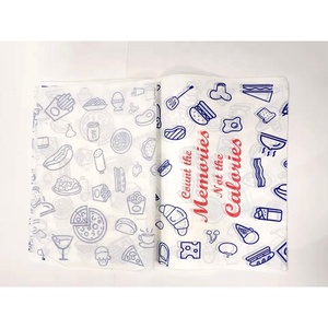 Carta addensata resistente all'olio e resistente al calore per imballaggi di hamburger colorata a scacchiera plaid da forno carta a prova di olio fritta - Product Image 4