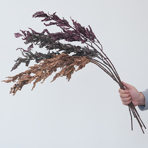 Branches d'herbe artificielle en diamant uni, marron, violet, rouge, en LDPE, pour décoration intérieure, bricolage, art floral - Product Image 2