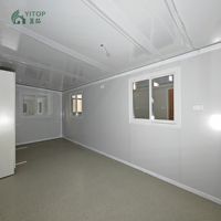 Casa Plegable de 2 Dormitorios, Personalizable, de 10 pies, 20 pies, 30 pies, 40 pies, Casa Contenedor Modular Expandible, Oficinas Móviles Temporales para Exteriores en Venta