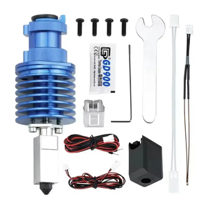 Kit Hotend V6 haute vitesse pour <span class=keywords><strong>Ender</strong></span> <span class=keywords><strong>3</strong></span> <span class=keywords><strong>3</strong></span> Pro <span class=keywords><strong>V2</strong></span> CR10 Voron 2.4 Prusa mise à niveau de l'extrudeuse à tête J tout métal pour imprimante 3D - Product Image 1