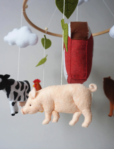 Mobile agricole pour berceau Barnyard Mobiles pour bébés et pépinières Animaux de la <span class=keywords><strong>ferme</strong></span> Mobile pour berceau - Product Image 3