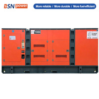 Chinesischer Hersteller Automatisch Startender Dieselgenerator 728kW 910kVA Geräuscharmes Notstromaggregat Dreiphasig Modell BSN-1000KVA 400V