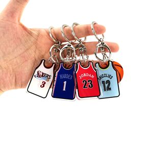 Porte-clés en acrylique PVC de haute qualité, tendance mode, design personnalisé, dessin animé, impression UV, avec motif de star de basket-ball NBA NASNAK - Product Image 4