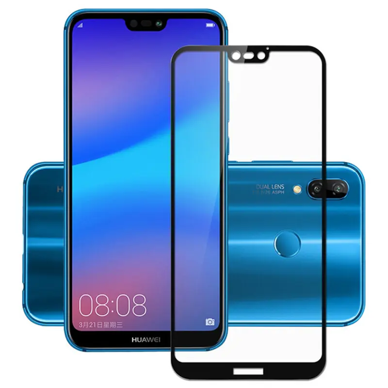 New 9D Tempered Glass For Huawei p30 lite Mate 30 Full Cover Glue Protective Glass Film For p20 lite Mate20 Screen protector