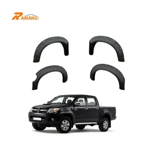 Guardabarros de coche RAMAND ABS para Toyota Hilux Vigo 2012 accesorios de camioneta Sistema de carrocería de coche guardabarros de rueda para Hilux Vigo Fender Flare