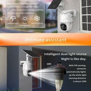 Jortan 4MP <span class=keywords><strong>camhipro</strong></span> Ptz WiFi Cámara Solar de baja potencia rotación de 360 grados al aire libre IP66 impermeable CCTV red IP Cámara - Product Image 2