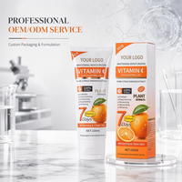 Gel éclaircissant personnalisable à la vitamine C, curcuma, aloe vera et acide kojique, exfoliant doux, nettoyant pour tous types de peaux