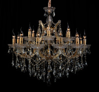 Vente en gros de lampe à pince en cristal Maria Theresa Plafonnier de style européen pour hôtels et résidences