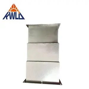 Stainless Steel Telescopic Guide Shield Flexible Industrial Conveyor Systems For Protecting Machine Way