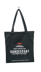 Sac fourre-tout en toile de coton noir de haute qualité pour les courses au supermarché - Product Image 6