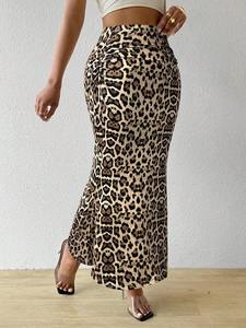 <span class=keywords><strong>Jupe</strong></span> longue moulante à <span class=keywords><strong>taille</strong></span> <span class=keywords><strong>haute</strong></span> à imprimé zèbre pour femmes, <span class=keywords><strong>jupe</strong></span> sirène - Product Image 6