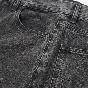 กางเกงขาสั้นลำลองผู้ชายคุณภาพสูง สีพื้น ย้อมสีเรียบ แห้งเร็ว ซักแบบแอซิดวอช คุณภาพสูง สำหรับฤดูร้อน - Product Image 4