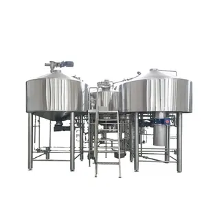 500L 1000L 2000L 3000L ספק זהב מערכת לחליטת בירה מפעל ייצור בירה ציוד מבשלת נירוסטה