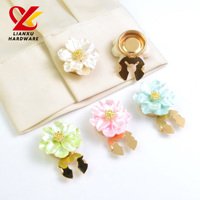 Kancing Baju Wanita Harga Terjangkau, Model Bunga, Penutup Kancing Berlogo, Motif Merk, Kancing Logam Dekoratif Custom untuk Pakaian