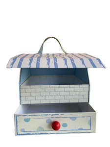 Journée des enfants dessin animé <span class=keywords><strong>monde</strong></span> maison couverture cadeau papier boîte anniversaire compagnon Snack jouet bonbons chocolat papeterie boîte d'emballage - Product Image 5