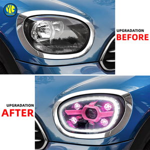 YU GUANG para BMW <span class=keywords><strong>MINI</strong></span> Cooper <span class=keywords><strong>COUNTRYMAN</strong></span> F60 2017 2018 2019 2020, Actualización de Faros Delanteros, Luces de Cristal F60, Accesorios para Automóviles - Product Image 3