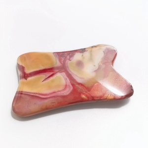Cuidado personal de la belleza 2020 auténtico <span class=keywords><strong>jaspe</strong></span> de mookaite gua sha Ojo de piedra máscara de Punta guastone - Product Image 2