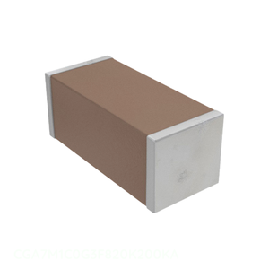 Distribuidor Autorizado, Condensador Cerámico 82 pF CAP CER 82PF 3KV C0G 1808, Montaje en Superficie MLCC CGA7M1C0G3F820K200KA - Product Image 1
