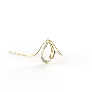 Increíble colgante eminente chapado en oro de 18K para niñas y mujeres, producto a granel, colgante de joyería fina personalizado a un precio razonable - Product Image 1