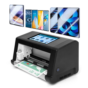 Machine de découpe portable de films hydrogel illimités intelligents noirs de 10 pouces avec logo personnalisé pour protecteurs d'écran - Product Image 1