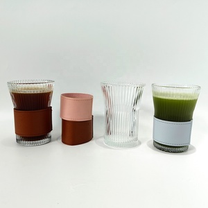 แก้วกาแฟลายทางแนวตั้งสไตล์เรโทรสุดหรูแบบญี่ปุ่น ขนาด 300 มล. สำหรับ<span class=keywords><strong>ชง</strong></span>ดื่ม<span class=keywords><strong>มั</strong></span><span class=keywords><strong>ท</strong></span><span class=keywords><strong>ฉะ</strong></span>ลาเต้ - Product Image 4