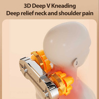 2024 Portable Shiatsu Tapping Massage Coussin pour Bureau À Domicile Full Body Spa Avantages Siège Arrière Relaxation Vibration Fonction