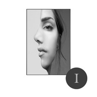 Art mural abstrait noir et blanc, portrait de femme, peinture sur toile minimaliste moderne, décoration esthétique en niveaux de gris pour le salon