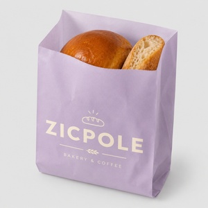 Customized Wax Greaseproof Paper <strong>Bag</strong> for French Fries <strong>Pizza</strong> Pancake Strawberry Pie Sandwich <strong>Bag</strong> Cookie <strong>Bag</strong> Package - Product Image 1